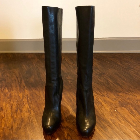 Loeffler Randall Viva Pull-on Leather Boots - NWT - Picture 4 of 8